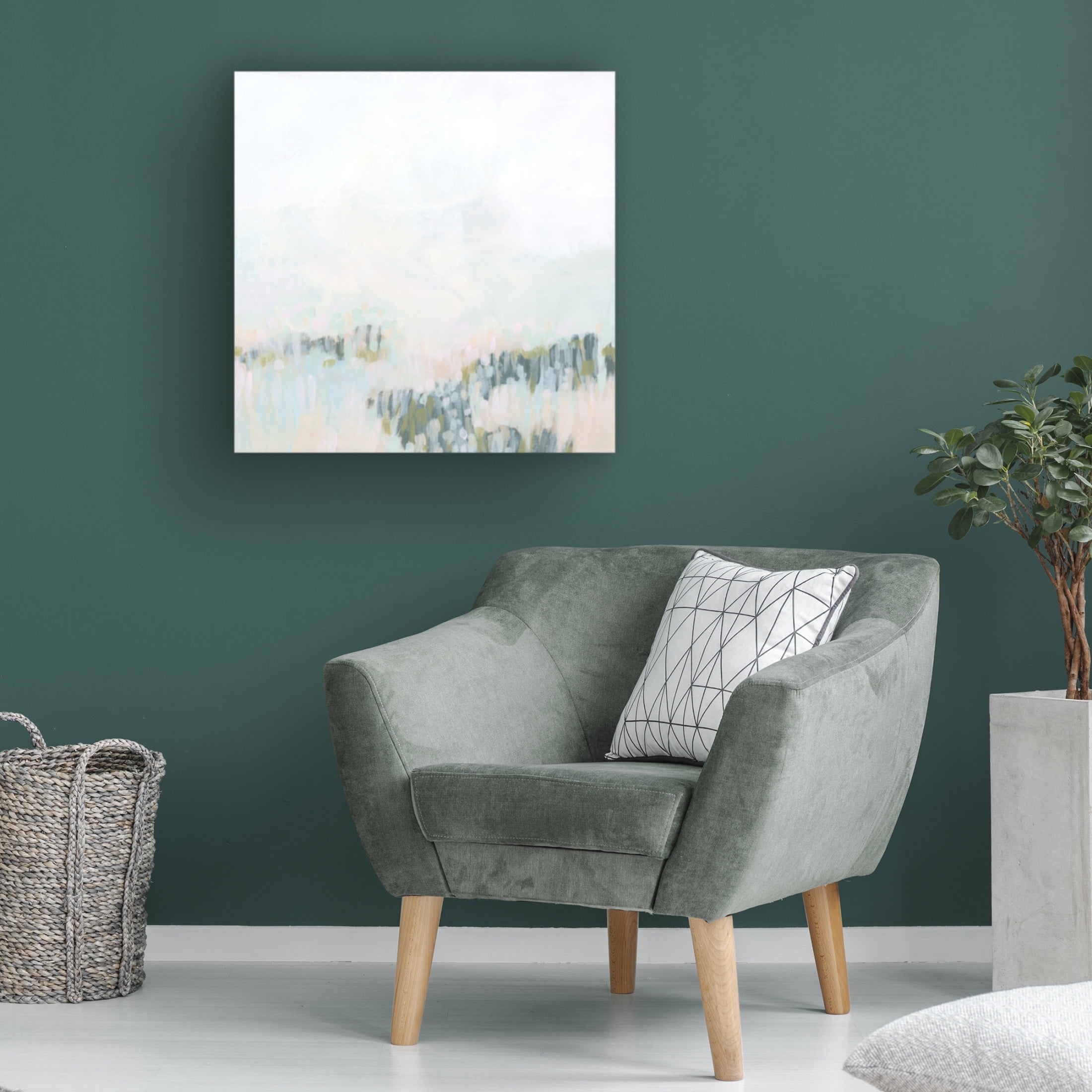 Trademark Fine Art June Erica Vess Pastel Field II Canvas Wall Art