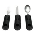 thumbnail image 1 of Adaptive Utensil Set, Smoothing Surfaces Weighted Adaptive Utensils Prevent Shaking Soup Spoon  For Arthritis, 1 of 8