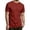 Red, variant on NinXxx Men's Solid Short Sleeve Crewneck Everyday Basic Comfort Top White XL