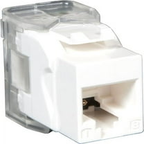 Tripp Lite Cat6 / Cat5e Keystone Jack, 180-degree Toolless, Rj-45, Cat5e Cat6 Utp, 110 Idc Rj45 White Taa/gsa