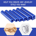 thumbnail image 5 of 7pcs Blue Ring Wax Tube Jewelry Carving Wax Mold Hole Round Mold Wax Tool Kit Wax Tube Hole Mold, 5 of 6