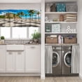 thumbnail image 5 of LALILO Kitchen Curtain Valance Famous Mosaic Sidewalk And Rod Pocket Window Curtain 52"x 18" Set of 2, 5 of 5