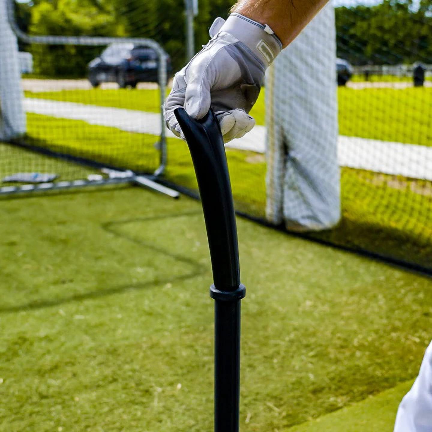 Rotor System USA Pro Series Adjustable Baseball / Softball Batting Tee Red Base