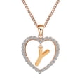 thumbnail image 1 of PVCS Collier Pendentif Chaîne avec Nom en Anglais pour Femmes, Cadeau de Mode, Bijoux, 1 of 1