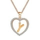 thumbnail image 1 of Collar para mujer, joyería para mujer, joyería de moda para mujer, regalo para mujer, 26 letras en inglés, nombre, cadena, colgante, collar, joyería, pulsera, collar, 1 of 3