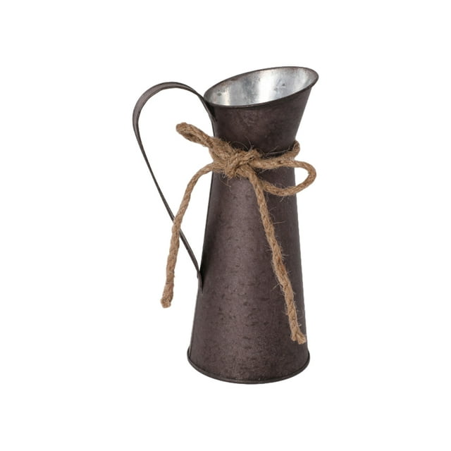 mmirethe Rustic Vase Functional And Decorative Metal Milk Jug Style Stylish And Versatile Metal Milk Jug Vase type 3 5Set