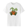 thumbnail image 4 of QIPOPIQ T-Shirts à Manches Courtes pour Femmes Col Rond T-Shirts de la Saint-Patrick T-Shirts Vert Trèfle Tunique T-Shirt St Patricks Day Hauts Surdimensionnés T-Shirts de Vacances T-Shirts Graphiques Offres, 4 of 5