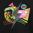 thumbnail image 3 of Invader ZIM - Invaders Bolt with Pig - Retro Style - Toddler And Youth Short Sleeve Graphic T-Shirt, 3 of 5