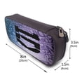 thumbnail image 3 of One Music Direc-,Ti0n Black Leather Pencil Case Zipper Stationery Storage Bag,Ideal For Travel Lovely Functional, 3 of 6