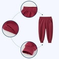 thumbnail image 4 of breaise Toddler Baby Boy Girl Infant Sweatpants Basic Plain Jogger Trouses Comfy Cotton Lounge Pants with Pockets, 4 of 8