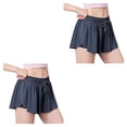 thumbnail image 3 of Jumpingount Pantalones cortos deportivos de cintura alta para mujer, pantalones cortos de entrenamiento, Jogging, vacaciones en la playa, Type2 NO2, 3 of 6