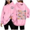 thumbnail image 2 of WEAIXIMIUNG Teacher Sweatshirt Plus Size Autumn Winter Printed Hoodie for Women, 2 of 7