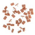 thumbnail image 1 of Chocolate Rectangular Plastic Sliding Nails for Furniture Smooth Drawer Slide Repair 60pcs, 1 of 3