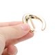 thumbnail image 4 of Ofertas Únicas 1 Pc Clip para Cabello con Hebilla de Cola de Caballo en Forma de C para Mujeres en Tono Dorado, 4 of 6