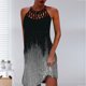 thumbnail image 1 of Vestido Vestido ajustado para mujer Asimétrico ahuecado Impreso Traje diario (Gris L) Cgtredaw Gris T L para Mujer, 1 of 8