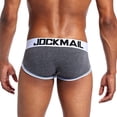 thumbnail image 5 of QWERTYU Mens Male Jockstrap Briefs Athletic Supporters Bikini Jock Strap Underwear Gray XL, 5 of 6