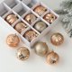 thumbnail image 2 of Paquete de bolas navideñas de 6 cm, decoración para árbol de Navidad, colgante, bola navideña, bola decorativa pintada, 2 of 5