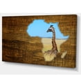 thumbnail image 2 of Africa Wildlife Map Design - Abstract Canvas Artwork, 2 of 3