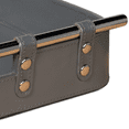 thumbnail image 4 of Safari Leather Tray – Quiet Shade Finish, 19”W x 15”D, Elegant Decorative Tray, 4 of 7