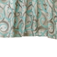 thumbnail image 4 of Fabric Mart Direct Purple Cotton & Jacquard Weave Fabric By The Yard, 48 inches or 122 cm width, 6 Continuous Yards Purple Jacquard Fabric, Aqua Scrolls, Upholstery Drapery Curtain Wholesale Fabric, 4 of 8