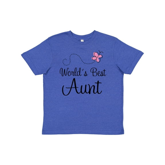 Inktastic World's Best Aunt Youth T-Shirt