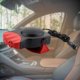 thumbnail image 1 of Descongelador de calentador automático, máquina más cálida, rotación de 360 grados, ventilador de calefacción portátil de 2 modos de 150W, , Rojo 12V, 1 of 7