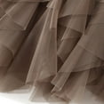 thumbnail image 3 of Solid Color Layered Mesh Fairy A-Line Skirt for Women, 3 of 6