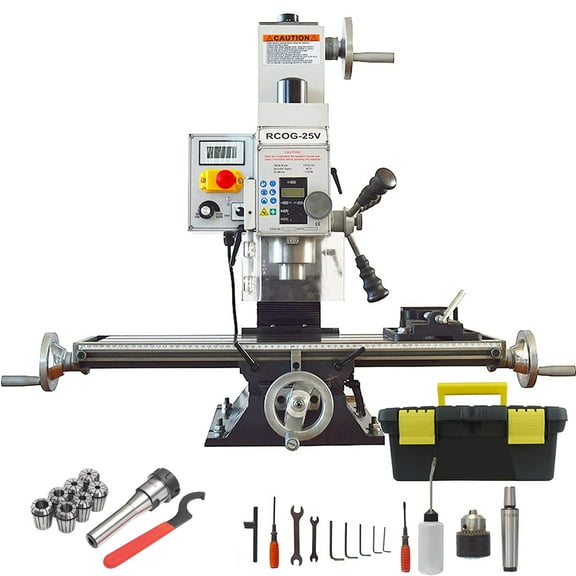 INTBUYING Milling and Drilling Machine with 1.1KW Brushless Motor