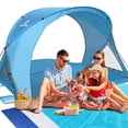 thumbnail image 1 of Carpa de Playa Refugio Solar AugFir para 4 Personas con Tapete Azul, 1 of 8