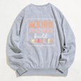 thumbnail image 4 of WEAIXIMIUNG Oversized Sweatshirt Dress Ladies Fashion Leisure Pure Color Loose Long Sleeved Printed Letters Round Collar, 4 of 4