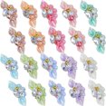 thumbnail image 4 of 27 piezas de adornos de resina para uñas, flores, manicura, perlas y diamantes de imitación, 4 of 8