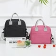 thumbnail image 2 of Ruiboury Fashionable Stand Out In Style With Trendy Tote Convenient Cooler Bags rose red 1Set, 2 of 6