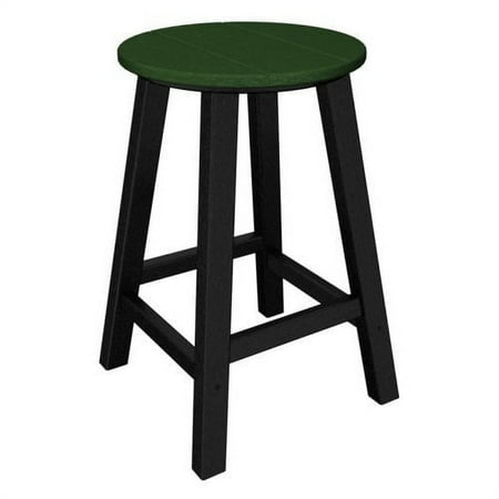 POLYWOOD® Contempo 24 in. Round Bar Stool