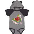 thumbnail image 3 of Inktastic Watermelon Butterfly Boys or Girls Baby Bodysuit, 3 of 5
