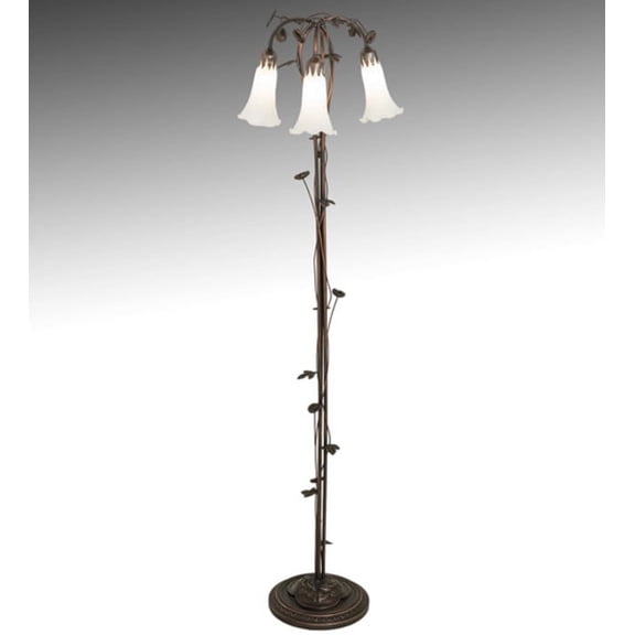 Meyda Tiffany 66181 3 Light 58" Tall Tree Floor Lamp - MultiColor