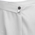 thumbnail image 5 of PNTUTB Men's Fashion Solid Color Casual Comfortable Pleated Drapey Button Fly Straight Leg Trousers with Pockets, 5 of 6