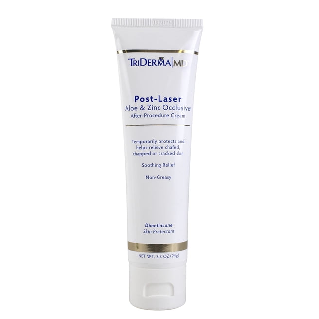 Crema oclusiva TriDerma Post Laser con aloe y zinc, 100 ml