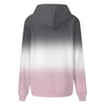 thumbnail image 4 of Pimelu Hoodies for Women Womens Hooded Sweatshirt Fashion Drawstring Gradient Pullover Hoodies Tops Ladies Girls Long Sleeve Plus Size Hooded Sweater with Pocket, 4 of 4