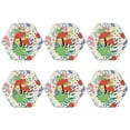 thumbnail image 2 of Bingfone Vintage Mushroom And Frogs Leather Drinks Coasters With Set Of 6,Suitable For Home Kitchen,Coffee Cup Coasters Home Gift, 2 of 9