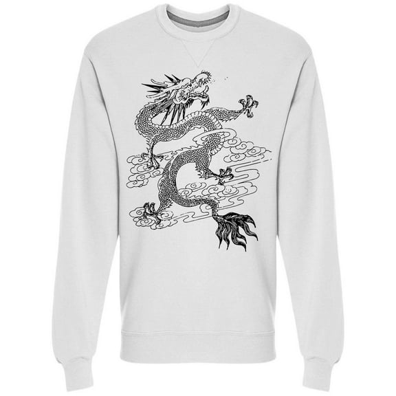 Powerful Chinese Dragon Sweatshirt Men's -Image by Shutterstock