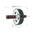 thumbnail image 3 of Sunny Health & Fitness Workout Ab Roller Exercise Wheel for Core Training, Balance, and Abdominal, NO. 003, 3 of 7