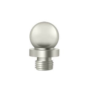 

Deltana Dsbt Decorative Solid Brass Decorative Ball Tip Finial For Deltana Hinge - Nickel