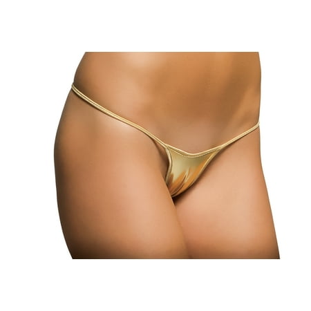 

Roma RM-MicroLQ Metallic Micro Bottom Micro G-string O/S / Hunter Green