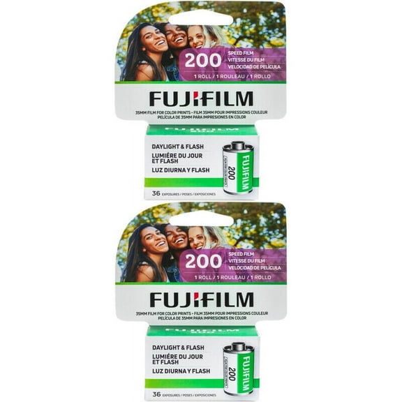 2 Rolls Fuji Fujicolor ISO 200 36 exp. 135-36 35mm Color Film