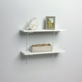 thumbnail image 2 of Shelf-Made® 0095-KITW White Finish 8 in. x 24 in. Adjustable Shelf Kit 8 Pc Box, 2 of 2