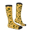 thumbnail image 3 of Daiia Sports Socks Bees and Sunflowers Printed Novelty Crew Socks for Men Women Knee High Socks Cotton Socks Soft & Breathable Support Unisex Socks, 3 of 9