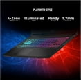 thumbnail image 4 of MSI Katana 15 Gaming Laptop, 15.6" FHD Display, 13th Gen Intel Core i7, 32 GB DDR5 RAM, 2 TB NVMe SSD, NVIDIA GeForce RTX 4070, RGB Backlit Keyboard,Wifi 6, Windows 11 Home, Black, 4 of 5