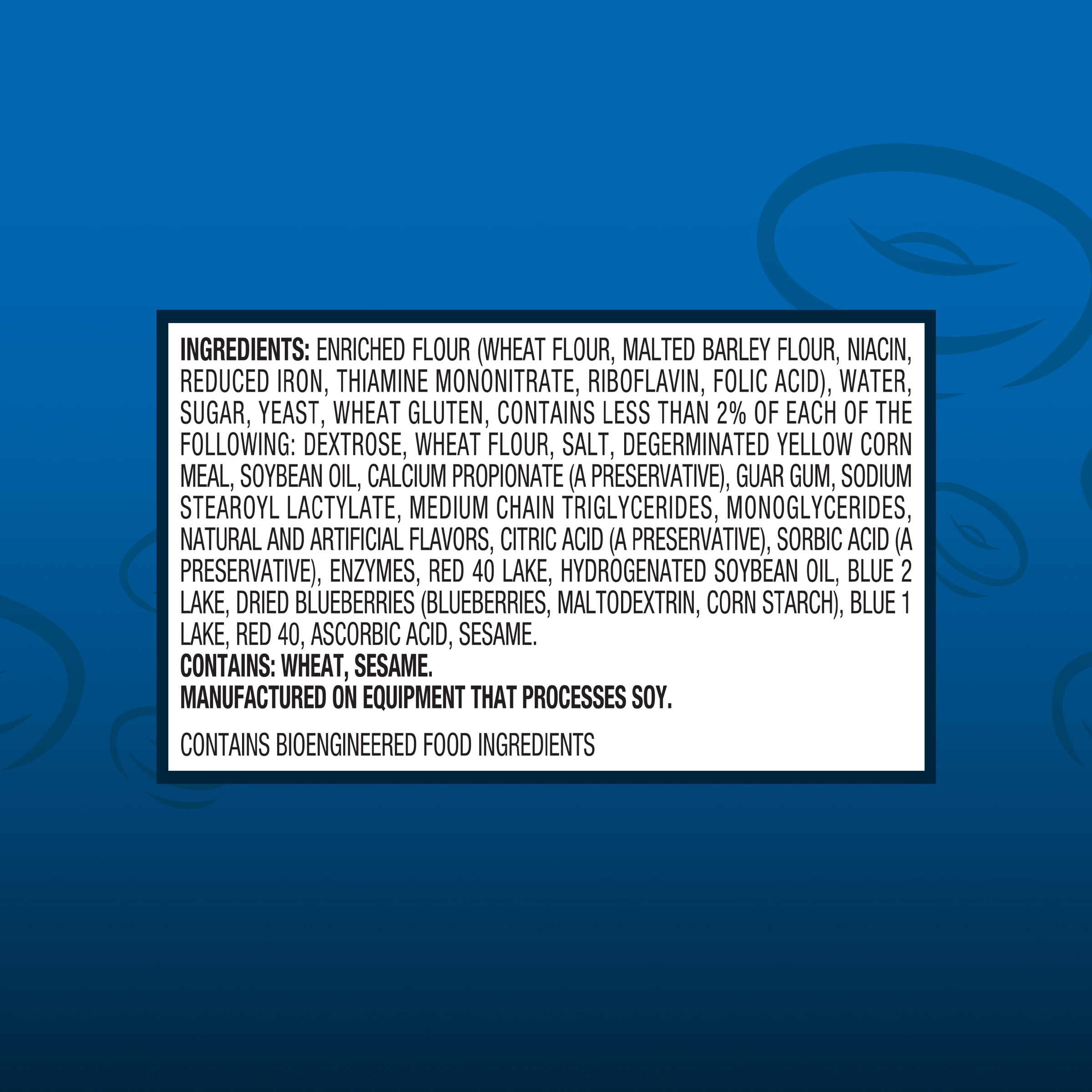 Aunt Millie's Blueberry Soft Bagels, 20 oz, 6 Count