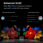 TCL 98-Inch X11K Series QLED 4K Smart QD-Mini LED TV with Google TV (NEW 2025) - Halo Control System, LD14000 Precise Dimming Series, HDR 6500 Nits Peak, Audio by Bang & Olufsen - 98X11K