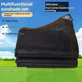 thumbnail image 4 of 2PCS 90% Shade Cloth,10x20ft Tear Resistant Sun Shade Net with Reinforced Grommet,Durable Garden Shade Tarp Cover for Greenhouse,Plant Cover, Chicken Coop,Patio and Pergola,Black, 4 of 7